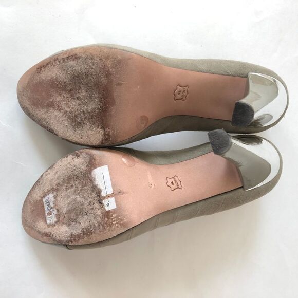 BCBG Max Azria Womens Suede Platform Pumps Heels 8 - Picture 5 of 8